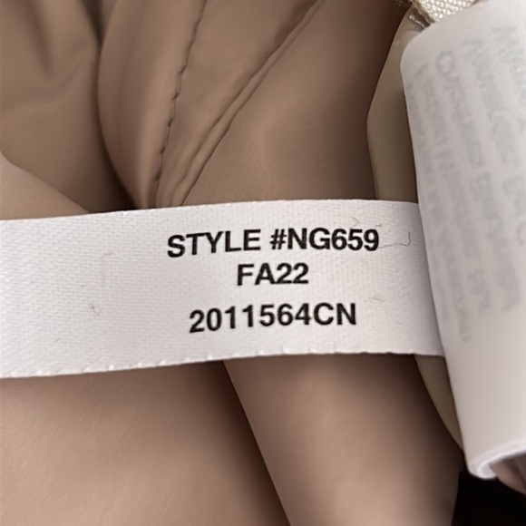 Reversibile Quilted Faux Shearling Jacket in Wet Sand - Picture 10 of 14